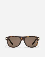 Солнцезащитные очки с металлической пластиной DOLCE &amp; GABBANA, коричневый 47350599