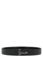 Ремень с двусторонней пряжкой TOM FORD, черный 47356147