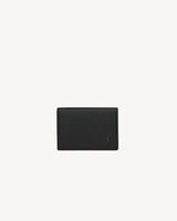 Визитница Cassandre Shadow SAINT LAURENT из зернистой кожи, черный 47361525