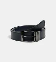 Двусторонний кожаный ремень EMPORIO ARMANI, синий 47366765