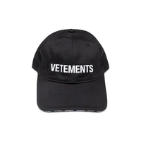 Бейсболка Vetements Iconic Logo Cap, черный 15113118