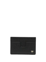 Картхолдер из зернистой кожи TOM FORD, черный 25849375