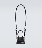 Кожаная сумка Le Chiquito Homme Jacquemus, черный 2101681