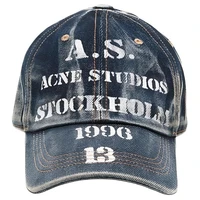 Бейсболка с логотипом Acne Studios, medium синий 33436529
