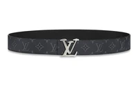 Ремень мужской Louis Vuitton с коробкой, черный 13995136
