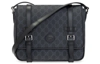 Мужская сумка через плечо Gucci с принтом, серый 4546137