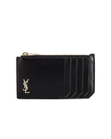 Картхолдер Saint Laurent YSL Credit, черный 6081365