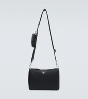 Нейлоновая сумка через плечо Prada, черный 25628084