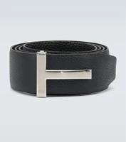 Двусторонний кожаный ремень Icon Tom Ford, синий 2110549