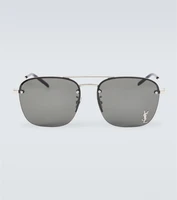 Солнцезащитные очки-авиаторы SL 309 M Saint Laurent, серебряный 2108508