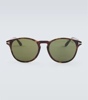 Круглые солнцезащитные очки Lewis Tom Ford, Dark Havana 25622850