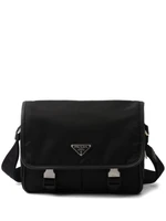 Сумка на плечо Re-Nylon с логотипом Prada, черный 11633448