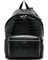 Рюкзак Saint Laurent City, цвет Black Croc 6081273