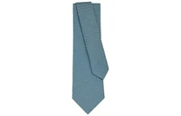 Футболка Fasone H Ties мужская серо-голубая HERMES 26342377