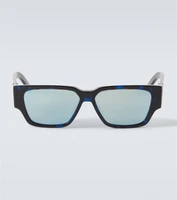 Солнцезащитные очки в прямоугольной оправе CD Diamond S5I Dior Eyewear, синий 2097581