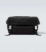 Сумка через плечо с отделкой из кожи Re-Nylon Prada, черный 25633591