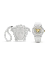 Часы V Pop, 43 мм Versace, белый 22656574