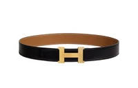Мужской ремень Hermes, черный 10442960