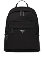 Рюкзак Re-Nylon на молнии с логотипом Prada, черный 25842320