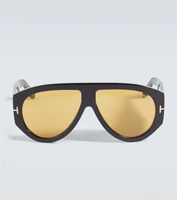Солнцезащитные очки-авиаторы Bronson Tom Ford, черный 2110012