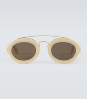 Овальные солнцезащитные очки ff Fendi, белый 5940455