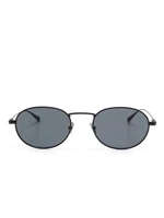 Солнцезащитные очки Saint Laurent Eyewear в овальной оправе, черный 22122498