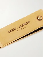 Зажим для денег золотистого цвета SAINT LAURENT, золотой 23971127