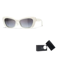 CHANEL Солнцезащитные очки Butterfly унисекс, White 27907444