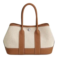 HERMES Мини-сумка из телячьей кожи унисекс бежевая 27949295
