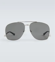 Солнцезащитные очки-авиаторы sl 653 leon Saint Laurent, серый 5938626