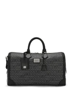 Dolce &amp; Gabbana дорожная сумка с жаккардовым логотипом, черный 15672759