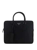 Портфель с логотипом Prada, черный 25838840