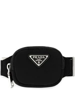 Prada поясная сумка с логотипом, черный 15687804