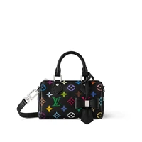 LOUIS VUITTON Сумка кросс-боди Takashi Murakami Nano Speedy черная разноцветная 27975269
