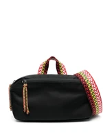 Lanvin поясная сумка с узором шеврон, черный 10078654