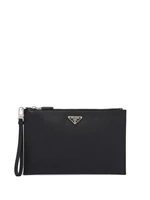 Prada клатч с логотипом, черный 15678209