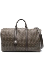 FENDI большая дорожная сумка с логотипом FF, коричневый 15662144