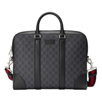Сумка gg supreme briefcase 'black' Gucci, черный 21161507