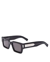Квадратные солнцезащитные очки, 50 мм Saint Laurent, цвет Black 6760704