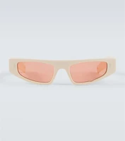 Прямоугольные солнцезащитные очки Gucci, белый 5938810