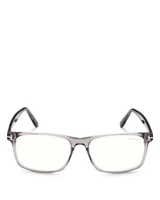 Квадратные очки с синим светом, 55 мм Tom Ford, цвет Gray 6794133