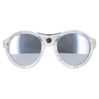Круглое хрустальное серебристо-серое серебряное зеркало ML0046 Moncler, серебро 7010784