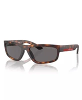 Мужские поляризованные солнцезащитные очки, PS 05ZS PRADA LINEA ROSSA, черный 17571422