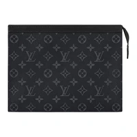 Портплед Voyage Monogram Eclipse Mm черный/серый LOUIS VUITTON 26498276