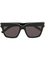 Saint Laurent Eyewear солнцезащитные очки в квадратной оправе, черный 15825848