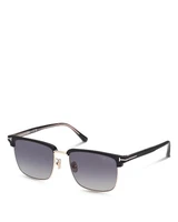 Солнцезащитные очки Tom Ford Hudson Square, 55 мм, черный 19868917