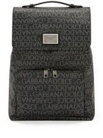 Dolce &amp; Gabbana жаккардовый рюкзак, черный 15673171