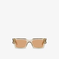 Солнцезащитные очки Ys000468 в прямоугольной оправе из ацетата Saint Laurent, желтый 17488411