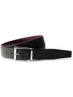 Prada двусторонний ремень из сафьяновой кожи, черный 15674433