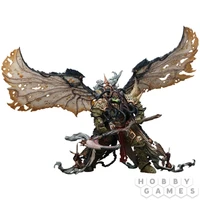 Фигурка JoyToy. Warhammer 40,000: Mortarion, Daemon Primarch of Nurgle with Ancient weapons The Lantern and Silence 756569